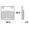 SBS Sintered Brake Pad Set to fit Kawasaki ZX12R 04-06 - Image 3