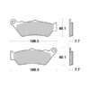 SBS Sintered Brake Pad Set to fit various BMW motorcycles #6 - Image 2