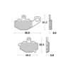 SBS Sintered Brake Pad Set Kawasaki ZX10R 04-07 #1 - Image 3