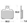 SBS Sintered Brake Pad Set to fit various Ducati motorcycles #3 - Image 3