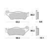 SBS Sintered Brake Pad Set to fit various BMW motorcycles #7 - Image 3