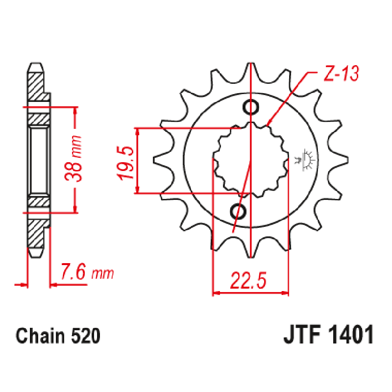 Suzuki LTZ400 ATV 1 Chain & Sprocket Kit WeSellParts Bike Shop