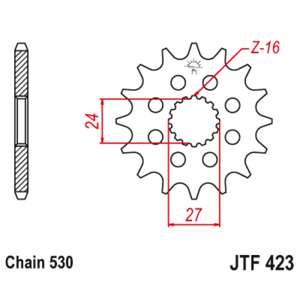 Chain & Sprocket set Suzuki GSXR1300 Hyabusa Gen 2 - Image 3