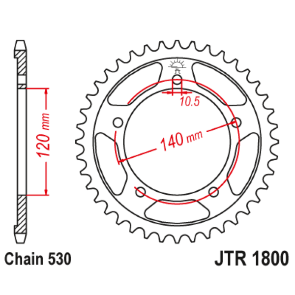 Chain & Sprocket set Suzuki GSXR1300 Hyabusa Gen 2 - Image 4