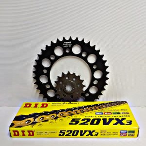 Chain and Sprocket set upgrade Honda NC700D Integra