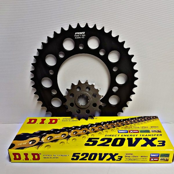 Chain & Sprocket set Honda NC700 12-13 upgrade