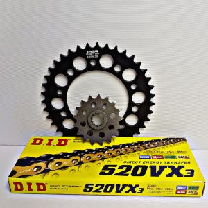 Chain & Sprocket set Honda NC750 14-16 upgrade