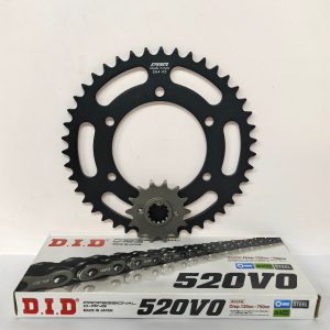 Chain and Sprocket set Kawasaki EX250R Ninja 08-12