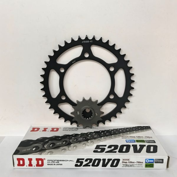 Chain and Sprocket set Kawasaki EX400 Ninja / Z400