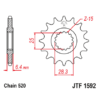 Chain & Sprocket set Yamaha YFM700 Raptor ATV Upgrade - Image 3