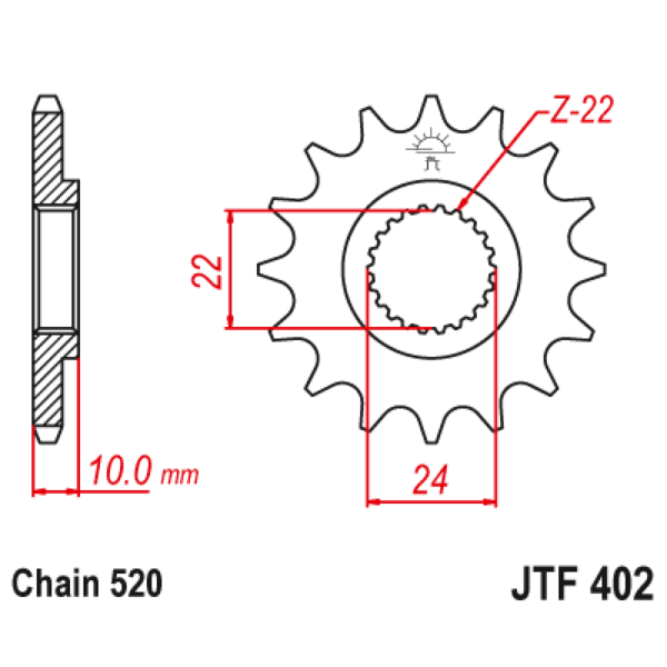 Chain & Sprocket set BMW F650GS 99-07 - Image 3