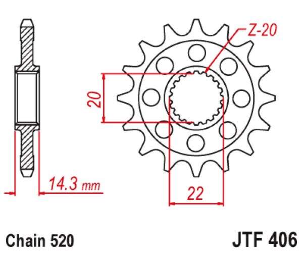 Chain and Sprocket set BMW R310R/R310GS - Image 3