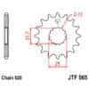 Chain & Sprocket set SUZUKI SV650S 16-24 - Image 3