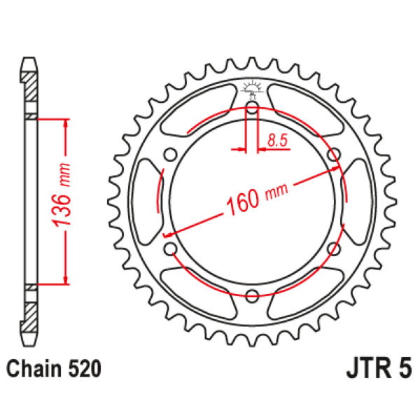 Chain and Sprocket set BMW R310R/R310GS - Image 4