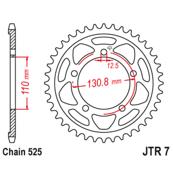Chain & Sprocket set Upgrade BMW S1000XR 14-19 - Image 4