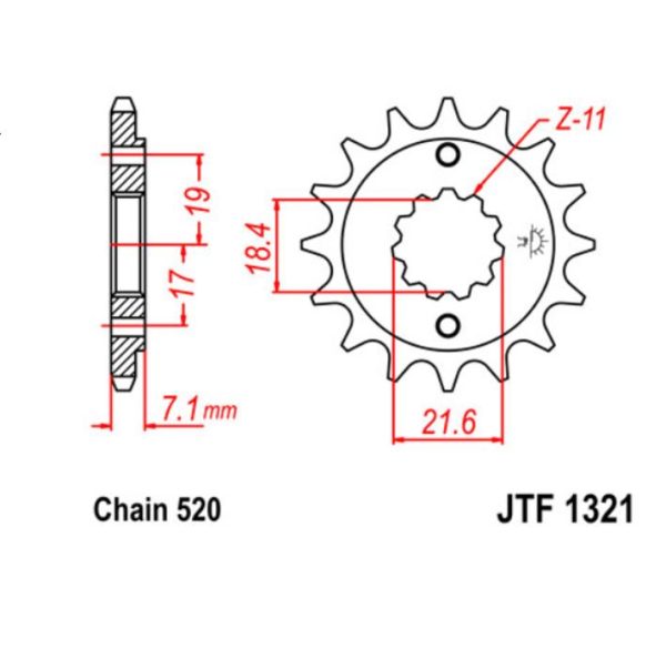 Chain & Sprocket set upgrade HONDA CBR250R 11-13 - Image 3