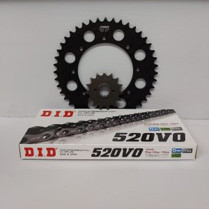 Chain & Sprocket set Kawasaki KLR650 1990-2017
