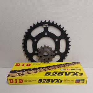 Chain & Sprocket set Kawasaki Z1000 07-09/ZX636 2002
