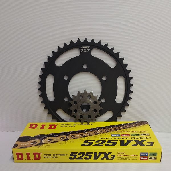 Chain & Sprocket set Kawasaki Z1000 14 - 20