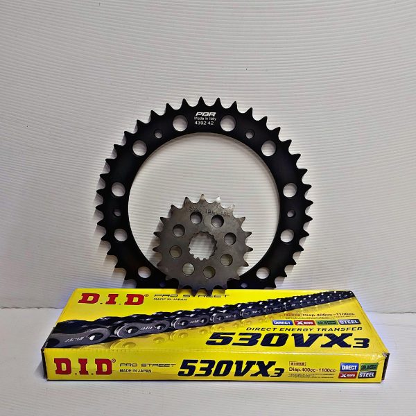 Chain & Sprocket set Triumph Sprint 1050 GT/SE 11-18