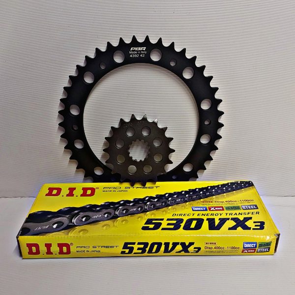Chain & Sprocket set Triumph Speed Triple 1050 05-11