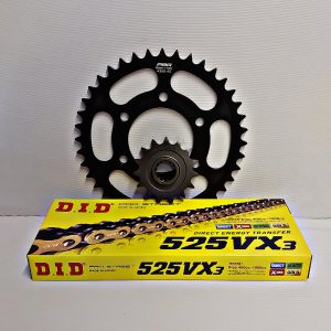 Chain & Sprocket set upgrade Kawasaki ZX6R 98-02