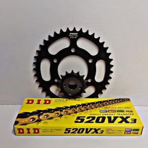 Chain & Sprocket set Kawasaki ZX6R 03-04