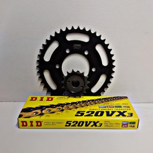Chain & Sprocket set upgrade Kawasaki ZX6R 05-06