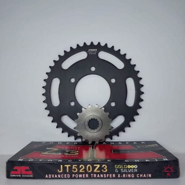 Chain & Sprocket set KAWASAKI ZX6R 05-06