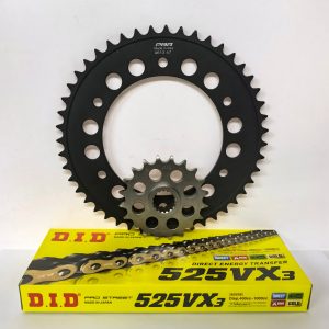 Chain & Sprocket set upgrade BMW F800R (8.5mm hole rear sprocket)