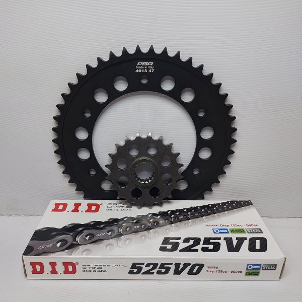 Chain & Sprocket set BMW F800R (10.5mm hole rear sprocket)