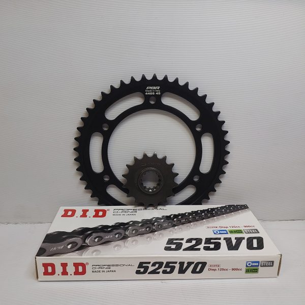 Chain & Sprocket set Honda CBR600F 02-07