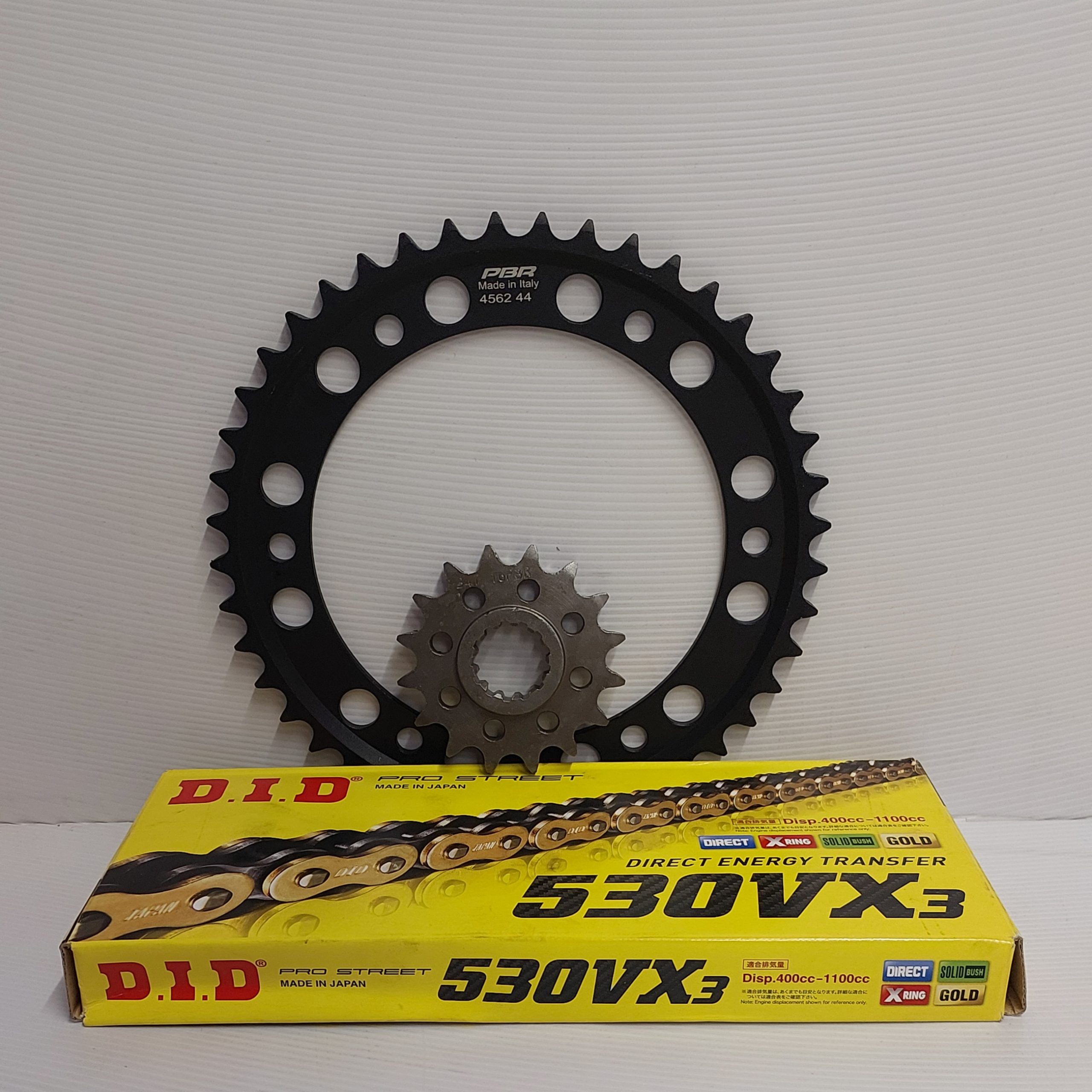 Chain & Sprocket set upgrade Honda VTR1000F