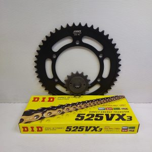 Chain & Sprocket set upgrade Honda XL650V Transalp
