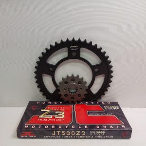 Chain & Sprocket set upgrade Honda CBR1100XX Super Black Bird
