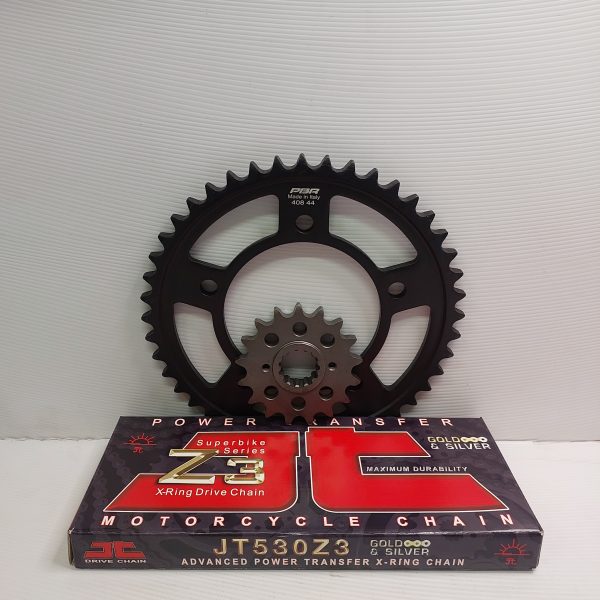 Chain & Sprocket set upgrade Honda CBR1100XX Super Black Bird
