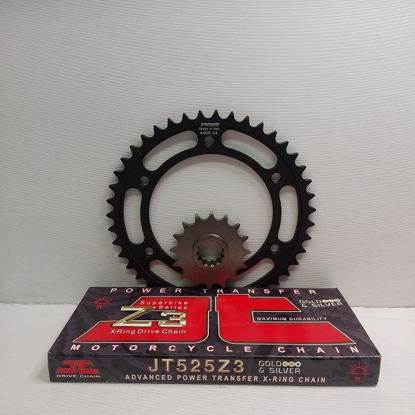 Chain & Sprocket set upgrade Kawasaki ZX10R 06-07