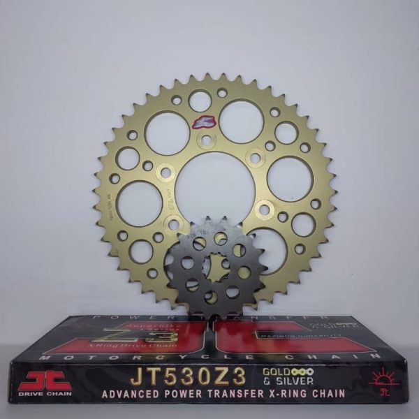 Chain & Sprocket set upgrade Kawasaki ZX12R